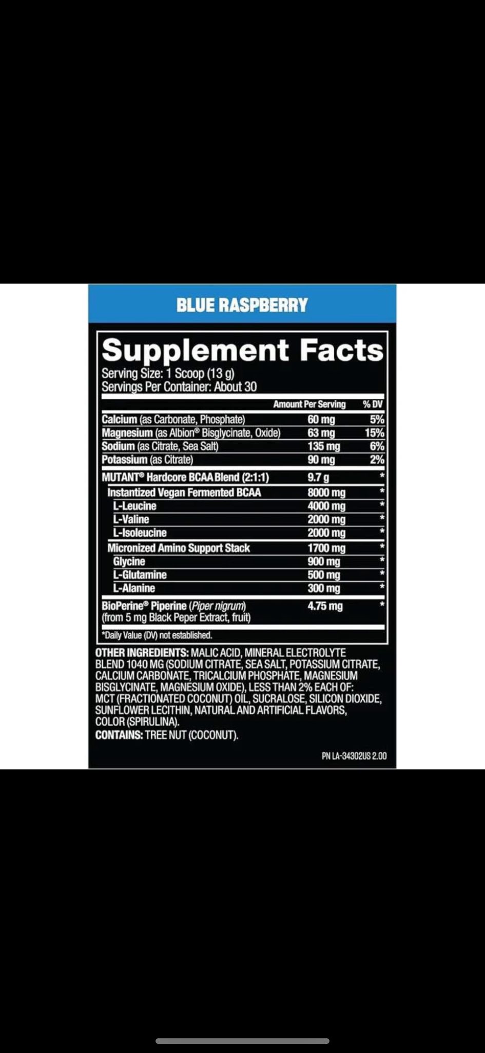 Mutant Hardcore BCAA 2