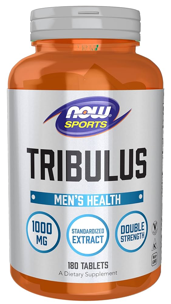 NOW Foods Sports Nutrition, Tribulus (Tribulus terrestris) 1,000 mg, Double Strength, Men's Health 1